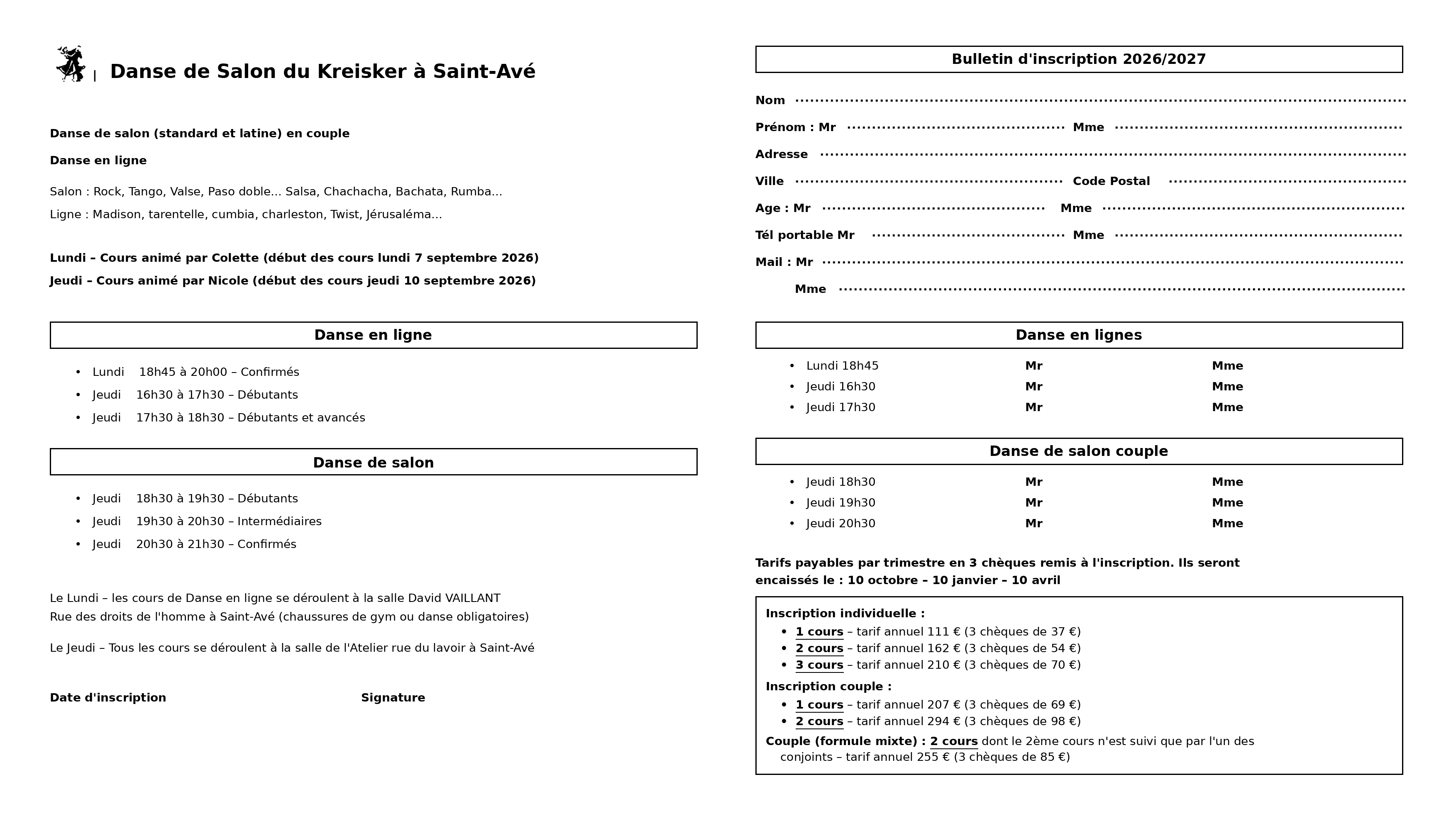 bulletin adhésion