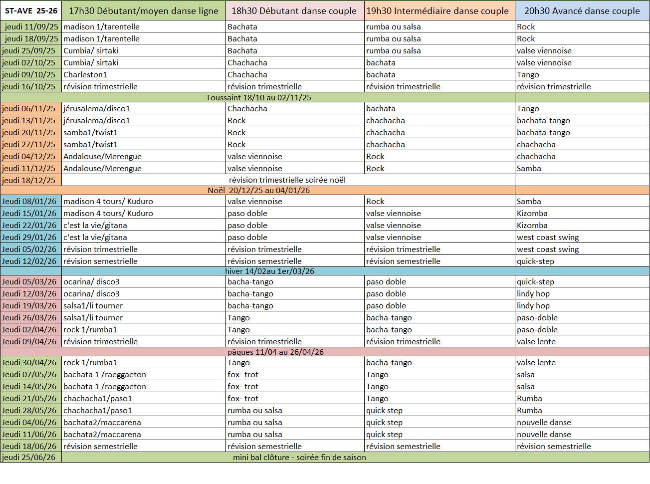 planning 2025/2026